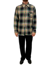 Carica l'immagine nel visualizzatore di Gallery, Camicia a quadri in flanella vintage taglia M