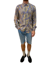 Carica l'immagine nel visualizzatore di Gallery, Camicia fantasia in viscosa vintage taglia L