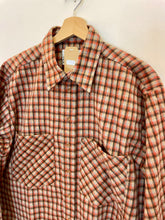 Carica l'immagine nel visualizzatore di Gallery, Camicia a quadri misto lana vintage taglia L