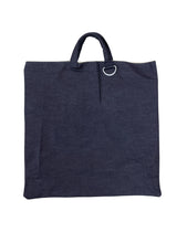 Carica l'immagine nel visualizzatore di Gallery, Maxi shopper handcrafted in denim raw 13 once by pelorosso
