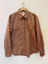 Carica l'immagine nel visualizzatore di Gallery, Camicia a quadri misto lana vintage taglia L