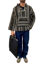 Carica l'immagine nel visualizzatore di Gallery, Maxi shopper handcrafted in denim raw 13 once by pelorosso