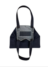 Carica l'immagine nel visualizzatore di Gallery, Borsa tote bag handcrafted in denim raw 13 once by Pelorosso