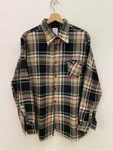 Carica l'immagine nel visualizzatore di Gallery, Camicia a quadri in flanella vintage taglia M