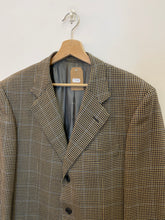 Carica l'immagine nel visualizzatore di Gallery, Blazer Vintage 3 Bottoni in Micro Pied de Poule di Lana taglia 50