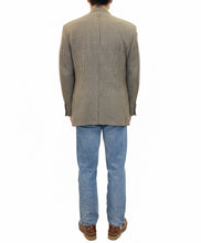 Carica l'immagine nel visualizzatore di Gallery, Blazer Vintage 3 Bottoni in Micro Pied de Poule di Lana taglia 50