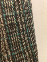 Carica l'immagine nel visualizzatore di Gallery, Blazer in lana e cashmere vintage con dettagli in pelle scamosciata taglia 50