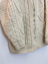 Carica l'immagine nel visualizzatore di Gallery, Maglione con zip handknitted vintage taglia M