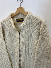Carica l'immagine nel visualizzatore di Gallery, Maglione con zip handknitted vintage taglia M