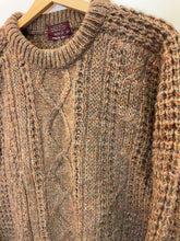 Carica l'immagine nel visualizzatore di Gallery, Maglione Made in Ireland marrone mélangé vintage taglia M