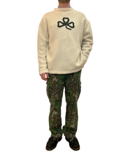 Carica l'immagine nel visualizzatore di Gallery, Maglione irlandese 100% lana merino vintage taglia XXL