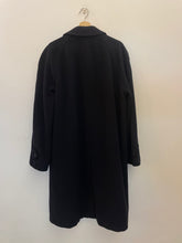 Carica l'immagine nel visualizzatore di Gallery, Cappotto blu lana manica raglan vintage taglia 52