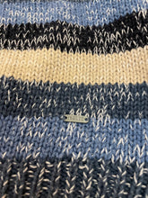 Carica l'immagine nel visualizzatore di Gallery, Maglione a Righe Blu e Azzurro Solid - 100% Cotone - Taglia L - Uomo