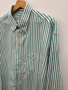 Camicia Vintage righe bianche e verdi tg. XL