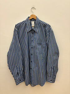 Camicia Righe vintage blu/bianca/azzurra tg. L