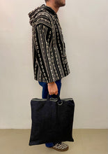 Carica l&#39;immagine nel visualizzatore di Gallery, Maxi shopper handcrafted in denim raw 13 once by pelorosso
