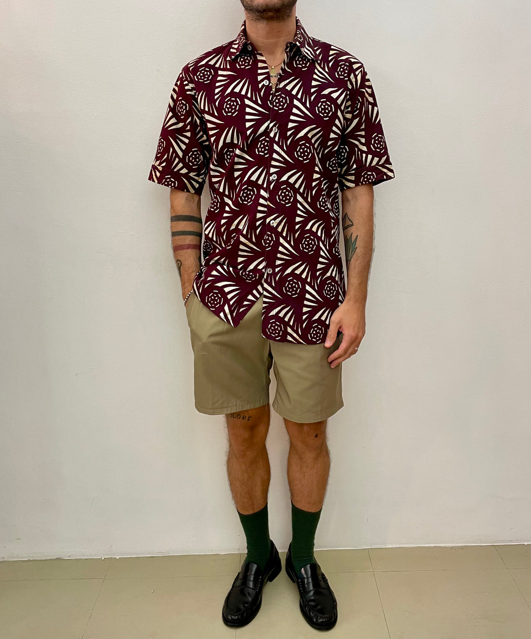 Camicia Hawaii cotone vintage taglia M