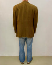 Carica l&#39;immagine nel visualizzatore di Gallery, Blazer senape in cashmere vintage taglia L
