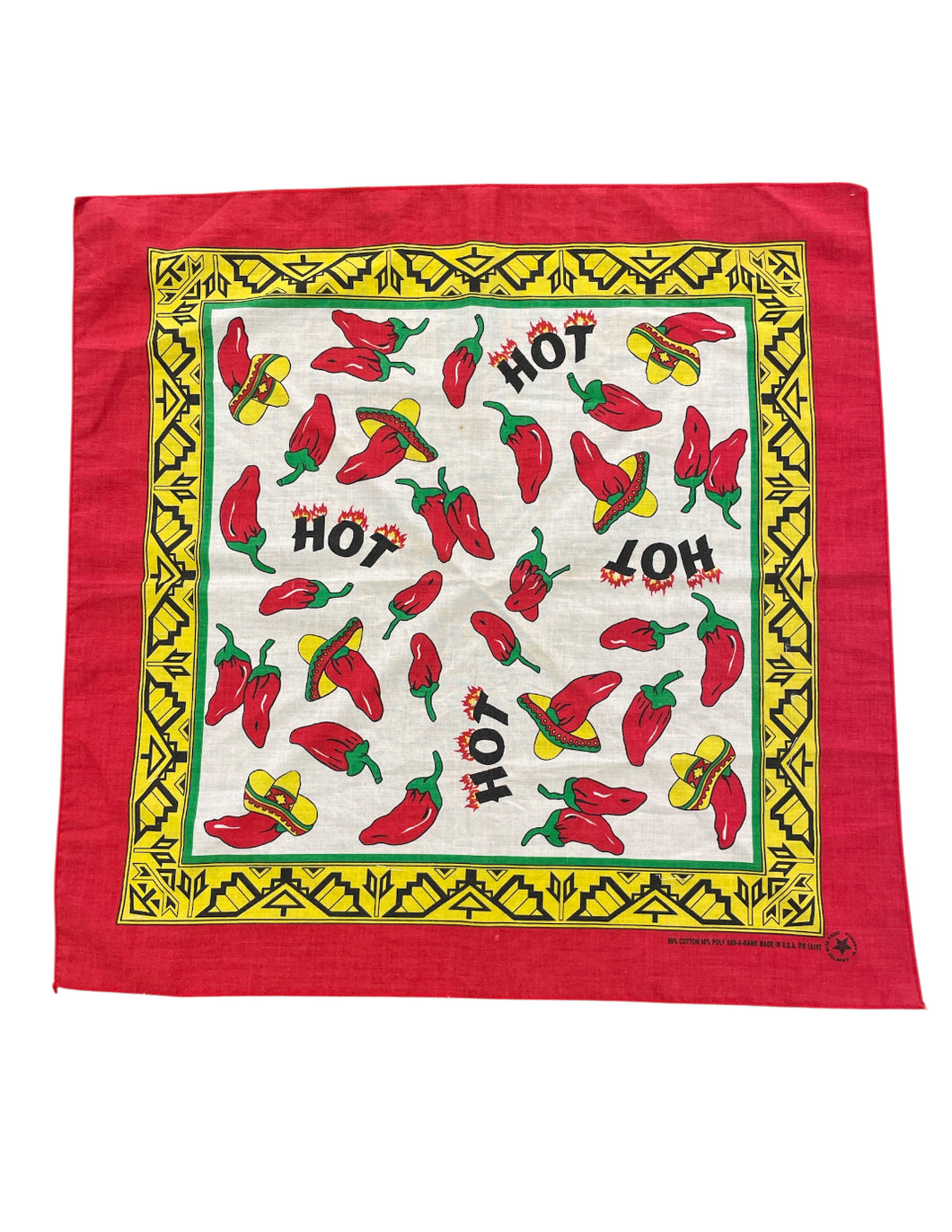 Bandana peperoncini Made in usa vintage