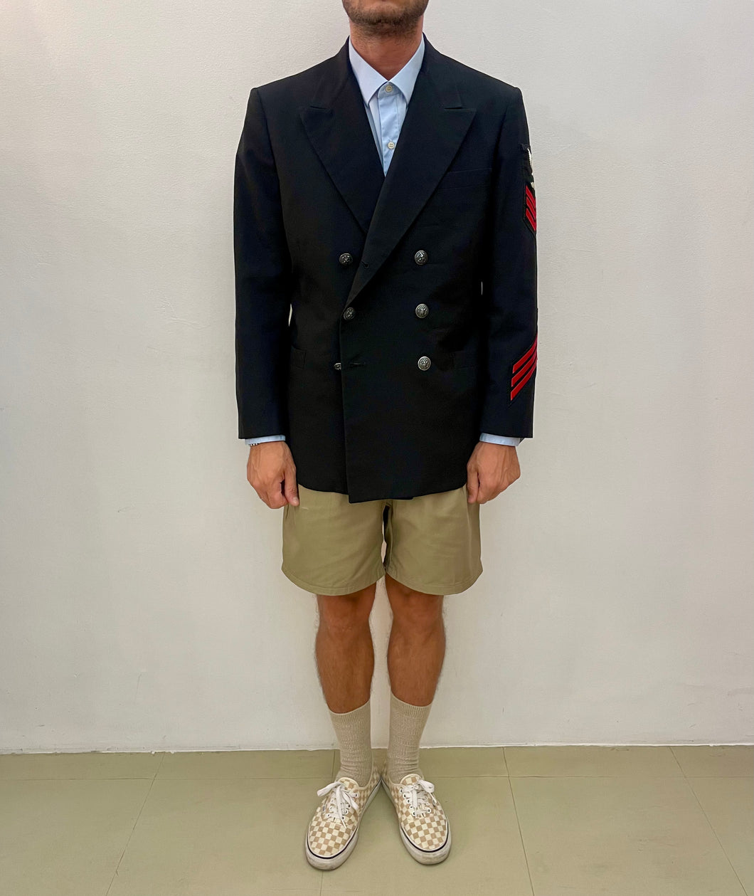 Blazer marina militare Stati Uniti anni 70 vintage taglia L