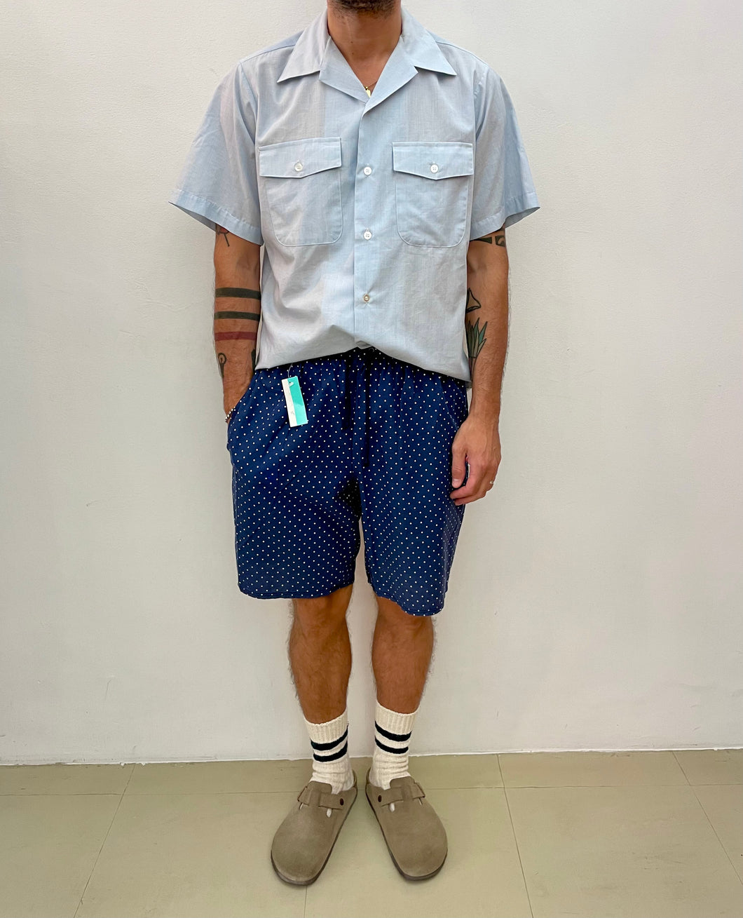 Costume a pois vintage taglia L