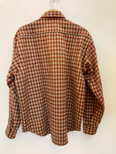 Carica l&#39;immagine nel visualizzatore di Gallery, Camicia a quadri misto lana vintage taglia L
