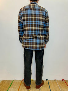 Camicia a quadri in flanella vintage taglia L