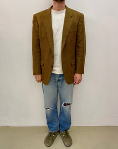 Blazer senape in cashmere vintage taglia L