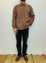 Carica l&#39;immagine nel visualizzatore di Gallery, Camicia a quadri misto lana vintage taglia L

