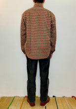 Carica l&#39;immagine nel visualizzatore di Gallery, Camicia a quadri misto lana vintage taglia L
