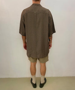 Camicia geometrica viscosa vintage taglia XXL