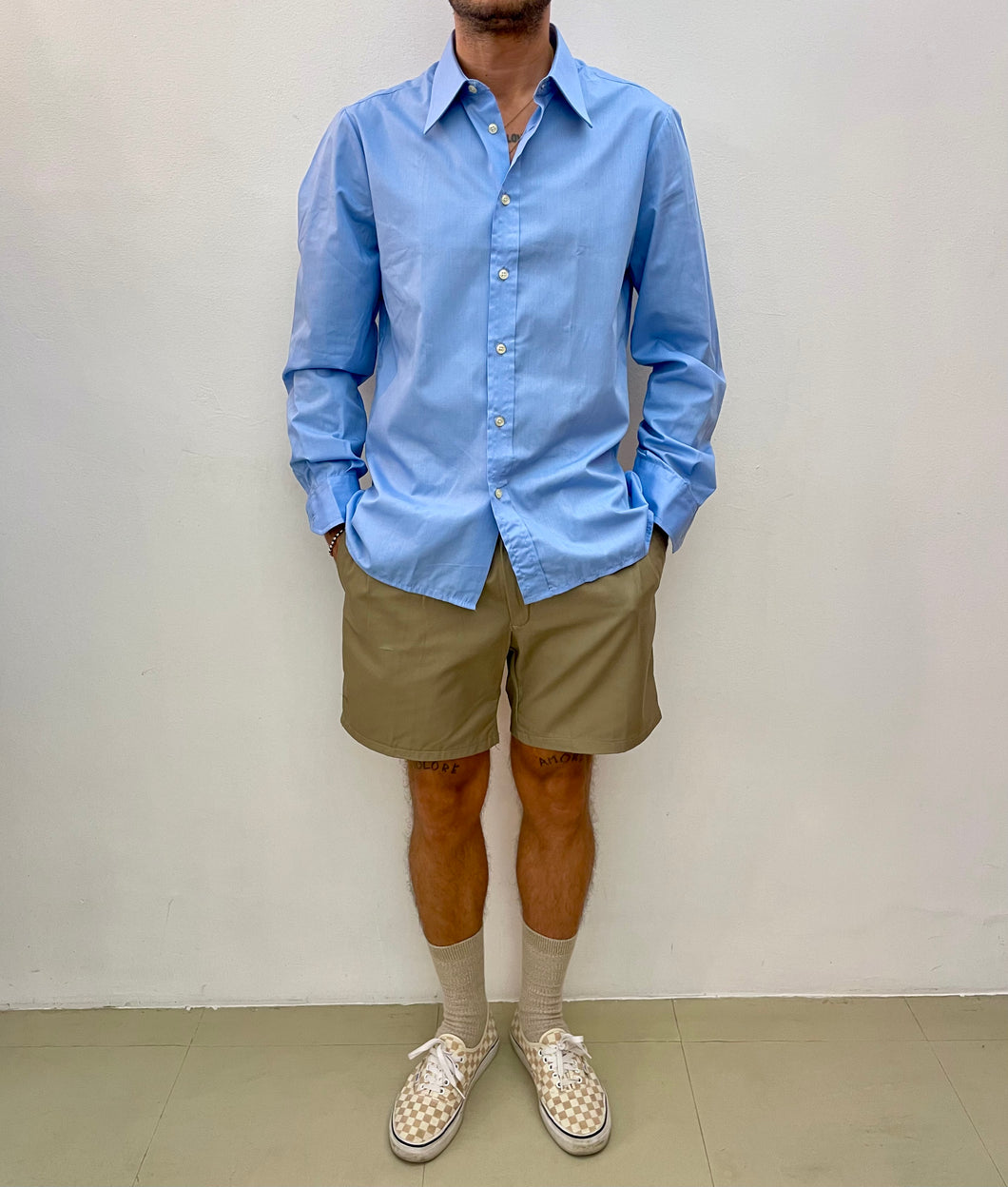 Camicia azzurra vintage taglia L