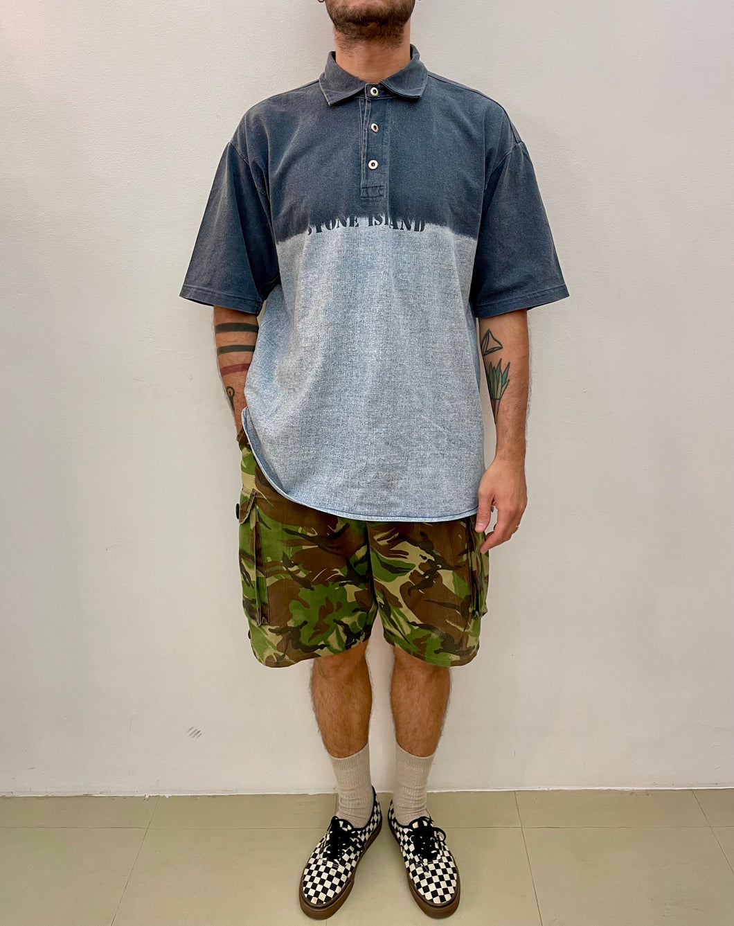 Polo shirt Stone Island S/S 1995 vintage taglia XL