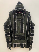 Carica l&#39;immagine nel visualizzatore di Gallery, Felpa baja hoodie messicana surfisti vintage taglia L
