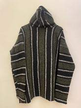 Carica l&#39;immagine nel visualizzatore di Gallery, Felpa baja hoodie messicana surfisti vintage taglia L
