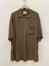 Carica l&#39;immagine nel visualizzatore di Gallery, Camicia geometrica viscosa vintage taglia XXL
