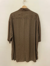 Carica l&#39;immagine nel visualizzatore di Gallery, Camicia geometrica viscosa vintage taglia XXL
