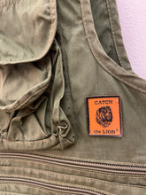 Carica l&#39;immagine nel visualizzatore di Gallery, Gilet tecnico multi tasca vintage taglia L

