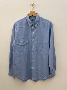 Camicia workwear chambray vintage taglia L