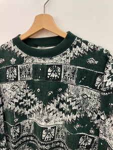 Felpa vintage azteca navajo taglia L