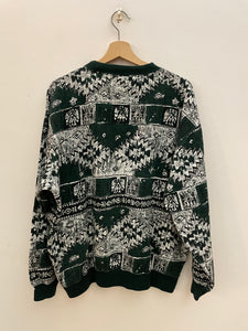 Felpa vintage azteca navajo taglia L