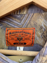 Carica l&#39;immagine nel visualizzatore di Gallery, Camicia fantasia in viscosa vintage taglia L
