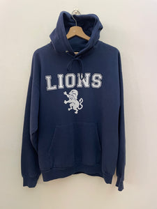 Felpa college Lions university vintage taglia L