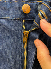 Carica l&#39;immagine nel visualizzatore di Gallery, Jeans denim raw Wrangler vintage taglia W 33
