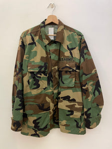 Giacca us army woodland camouflage vintage taglia M