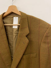 Carica l&#39;immagine nel visualizzatore di Gallery, Blazer senape in cashmere vintage taglia L
