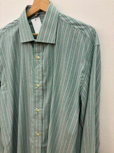 Carica l&#39;immagine nel visualizzatore di Gallery, Camicia righe vintage verde tg. L
