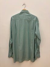Carica l&#39;immagine nel visualizzatore di Gallery, Camicia righe vintage verde tg. L
