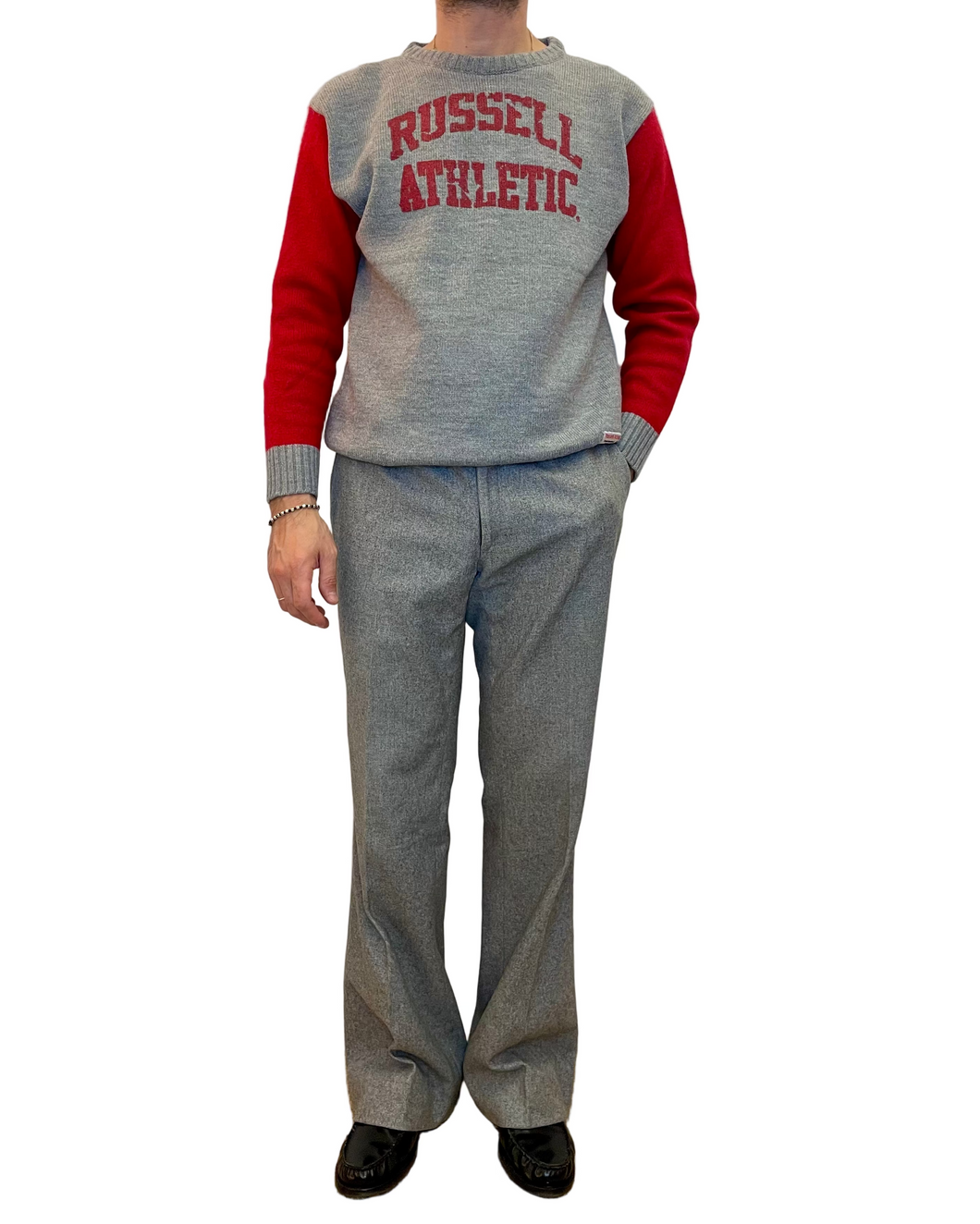 Pantaloni in lana anni ‘70 vintage taglia 50