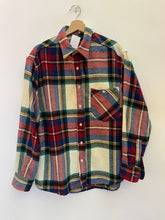 Carica l&#39;immagine nel visualizzatore di Gallery, Camicia flanella a quadri vintage taglia L
